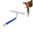 thumbnail image 3 of WHAMVOX Bird Shower Suction Mounting Bird Perch Stand Blue PVC Bathing 1Pcs, 3 of 8