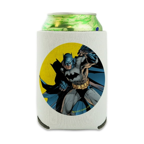 Batman Character Can Cooler - Drink Sleeve Hugger Collapsible Insulator - Beverage Insulated Holder