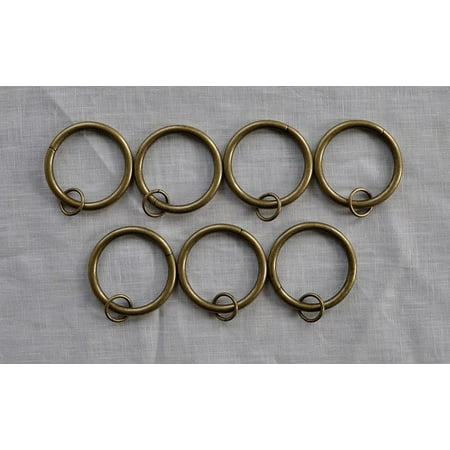 Urbanest 1 1 2 Metal Curtain Rings With Eyelets Set Of 14