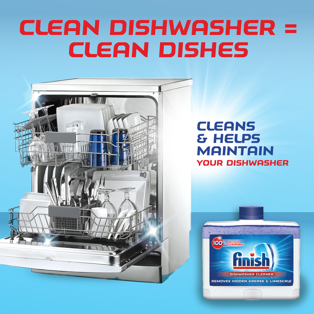 Finish Dual Action Dishwasher Cleaner: Fight Grease and Limescale, 1ct - image 3 of 6