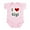 Petal Pink, variant on CafePress - I Love Gigi Infant Bodysuit - Baby Light Bodysuit, Size Newborn - 24 Months