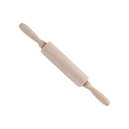 

None Paint Wood Rolling Pin Bakeware Dessert Baking Cookies Dough Wooden Economic Roller