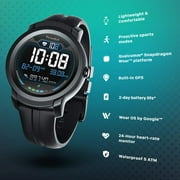 TicWatch E2, Waterproof Smartwatch with 24 Hours Heart Rate Monitor, Wear OS by Google, Compatible with Android and iOS
