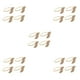 thumbnail image 2 of Ounissouiy 4Pcs Napkin Holders Dedicate Leaves-Shape Small Metal Banquet Buckles Table Hotel Home Birthdays Dinner Restaurant Decor Type2, 2 of 6