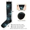 thumbnail image 3 of FORMRS Womens Knee High Socks Casual Long Thick Travel Daily Wear, 1 Pair, Lightning Pattern, 3 of 6