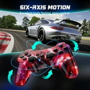 CHENGDAO Wireless Controller for PS3, 2 Pack Game Controller, 6-Axis Motion Sensor