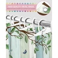 thumbnail image 6 of Easter Shower Curtain Bunny Egg Bathroom Curtains with Hooks, Waterproof Fabric Flower Rabbit Tree Branch Wood Shower Curtains Set for Bathroom Bathtubs Seasonal Spring Holiday Decor Gift 36x72 Inch, 6 of 6
