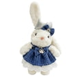 thumbnail image 1 of Plush Floppy Eared Bunny Small Animal Bonnie Bunny Baby Doll Rabbit, 1 of 8