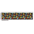 thumbnail image 2 of Ambesonne Guitar Fabric by the Yard Upholstery, Folk Flamenco Retro, 1 Yard, Multicolor, 2 of 4
