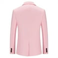 thumbnail image 3 of QENGING Men's Suit Jacket Slim Fit Suit Solid Color Dress Business Casual Single Blazer Suit Deals of The Day, 3 of 3