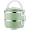 thumbnail image 4 of Termo para Comida Caliente, Isme 1400ml Caja de Comida Caliente de Acero Inoxidable con Asa, Recipiente de Comida Isme para Caja de Comida Caliente para, Escuela, Oficina, Camping, Doble Capa, 4 of 5