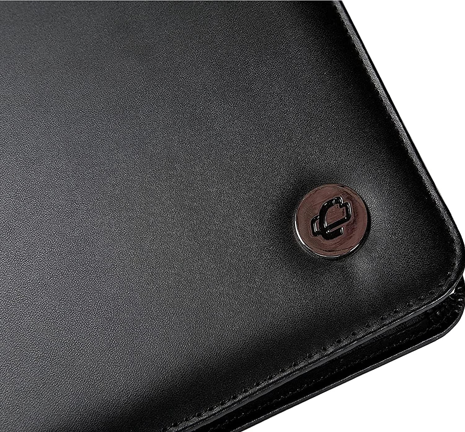 Case It Director Leatherette Padfolio with Writing Pad, Black, Pad-30