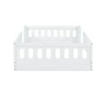 thumbnail image 6 of Harper & Bright Designs Twin Size Floor Platform Bed, Wood Montessori Platform Bed Frame for Boys Girls Bedroom, White, 6 of 13