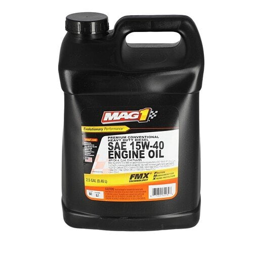 MAG 1 Diesel Motor Oil, 15W40, 2.5 Gallons