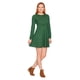 thumbnail image 1 of Vestido Manga Larga Mujer Casual Verde Corte Princesa verde XG INCÃGNITA 330808, 1 of 5