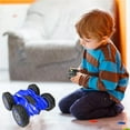 thumbnail image 4 of Baohd 2.4Ghz RC Stunt Car for Kids 360 Rotating Double Sided Stunt Car High Speed Toy Car Blue, 4 of 5