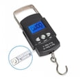 thumbnail image 1 of Escala de pesca (50 kg) Escala de equipaje portátil Gancho electrónico con pantalla Lcd y cinta métrica oso de fresa  Electrónica, 1 of 5