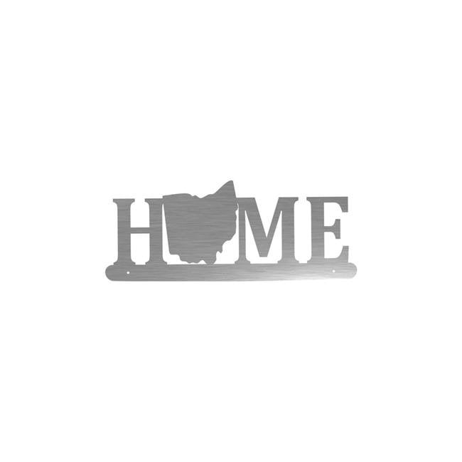 Precision Metal Art Ohiohome 18 In State Ohio Home Steel Laser