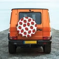 thumbnail image 6 of Logiee Hand Drawn Strawberry Print Spare Tire Cover, Universal Wheel Protectors,Waterproof Dust-Proof UV Sun Wheel Tire Cover,Fit for SUV, RV, Travel Trailer, Truck-15 inch, 6 of 6