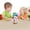 A, variant on Interactive Walking Chicken Plush Toy - Flapping Wings Chirping Sound Electric Stuffed Animal for Kids Toddlers (3 Colors, No Battery Included)