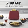 thumbnail image 5 of Hamilton Beach 2 Slice Toaster with Bagel, Defrost, and Cancel Buttons, Red, 5 of 9