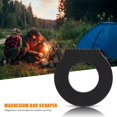 thumbnail image 4 of Sywqhk Equipos de pedernal de raspador de camping de supervivencia al aire libre de acero inoxidable (negro) Sywqhk Alta Calidad, 4 of 6