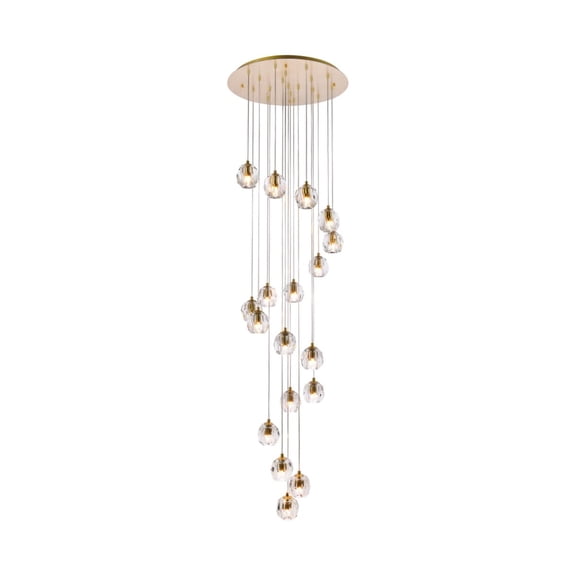 Eren 18 lights Gold pendant