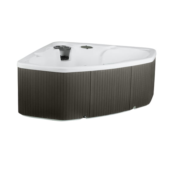 Lifesmart LS300 Plus, 2-3 Person, 17 Jet, Plug and Play Spa, Arctic White/Coastal Gray