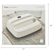Cricut EasyPress® 2، الفجر - 12 بوصة × 10 بوصة - آلة الضغط الحراري المحمولة، أبيض