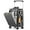 Aluminum Gray, variant on Joyway 20" Carry-On Luggage Airline Approved Lightweight Hardside Suitcase with USB Charging Port Spinner Wheels & TSA Lock