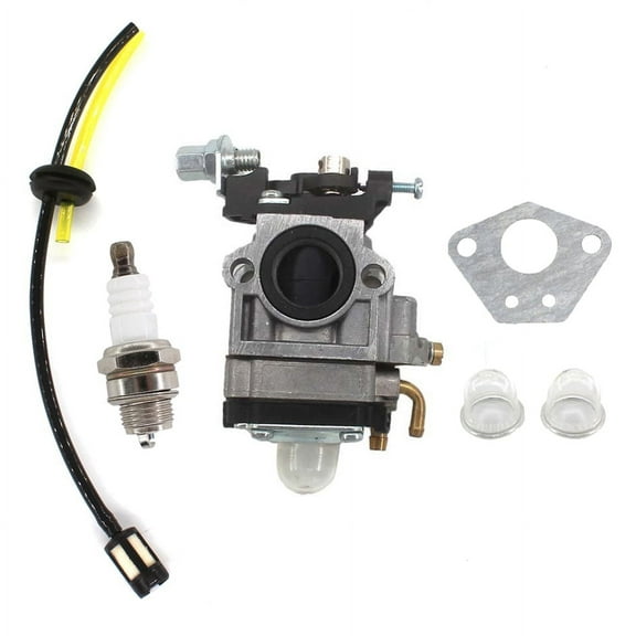15mm Motorcycle Carburetor For 1E40-5 43cc 47cc 49cc 50cc 52cc 2-Stroke Engine Scooter ATV Dirt Pit Bike  Motorcycle Fuel Line Bulb