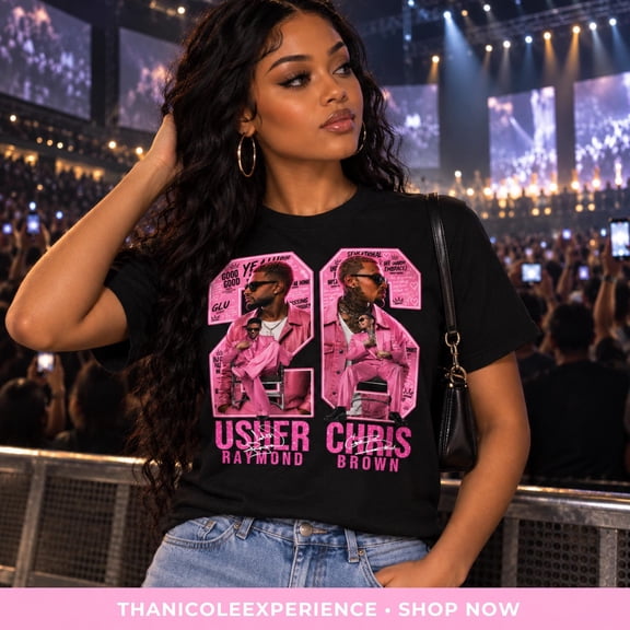 Ushr Chr Br0wn Shirt, RnB Tou 2026 Tee, Concert Graphic Tee, Fan Shirt, R&B Music Concert Outfit, Apparel
