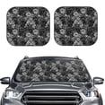 thumbnail image 2 of Fotbe Black Cats In A Garden Juego de 2 Piezas de Parasoles para Parabrisas | Bloqueador Solar para Auto | Accesorios Plegables para Protección Solar Interior-Large, 2 of 6
