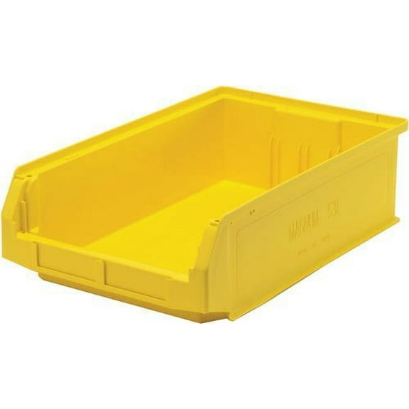 19 3/4" Deep x 18 3/8" Wide x 11 7/8" High Yellow Magnum Bin