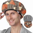 thumbnail image 1 of wonima11 Shower Cap for Men, Waterproof Reusable Hair Cap with Dual-Layer Design, Reversible Double-Sided Use, Stretchable Elastic Band, Comfortable Fit for Shower, Gym, Hair Care & Travel, 1 of 1