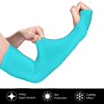 thumbnail image 3 of Goofa Aqua Pattern UV Sun Protection Arm Sleeves, UPF 50 Sports Cooling Arm Compression Sleeves for Men Women Teenager, 3 of 8