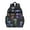 Black-23, variant on Gothic Moon & Star Waterproof Backpack - Ergonomic School Bag with Chest Strap for Teens, Dark Celestial Aesthetic