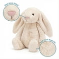 thumbnail image 4 of DJKDJL Soft Easter Bunny Plush Toy - Cute Stuffed Rabbit Animal | Fluffy Long-Ear Bunny for Kids, Bunny Stuffed Animal, Perfect Easter Decor for Spring Birthaday Hoilday Gifts, 4 of 9