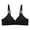Black, variant on Women Seamless Full Cup Push Up Bra Lift Up Support Comfortable No Underwire Plus Size Bra For Everyday Wear