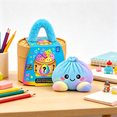 thumbnail image 6 of Mystery Dumpling Plush Toy - Soft Squeezable Stuffed Bao Toy with Embroidered Face, Dumpling Stuffed Animals Stuffed Toys Cute Food Plushie for Office Desk Decor Stress Relief Gift - Blue, 6 of 9