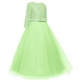 thumbnail image 4 of Kid Girls Dresses Girls Formal Dresses Green Dresses For Girls Long Dresses For Girls Girl Dresses Size 8-9 Years, 4 of 5