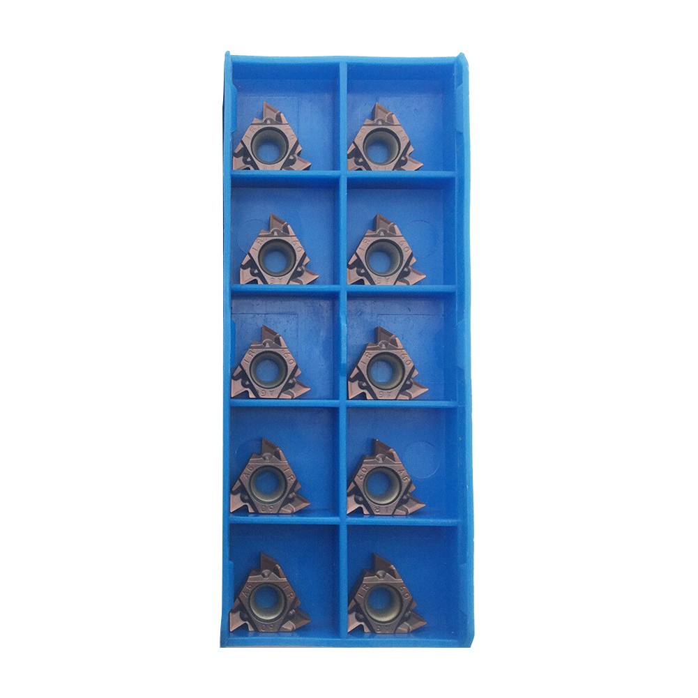10pcs 16IR AG60 1125 CNC Carbide Insert Lathe Threading inserts 16IR 3/8\" AG60