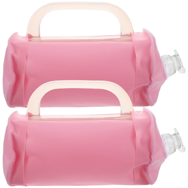 2 mancuernas rellenas de agua: mancuernas de PVC vacías y ajustables para entrenamientos de cuerpo completo. Suministros deportivos de viaje. Capacidad total de 2 kg.