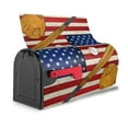 thumbnail image 3 of Rateoe American Flag And Baseball Printed Mailbox Covers - Easy to Install Fall, Winter, Spring, Summer Mailbox Cover - Weather and UV-Resistant Mailbox Decor - Mailbox Magnetic Covers-21x18 in, 3 of 8