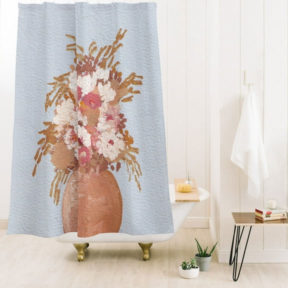 Society6 Viviana Gonzalez Modern Boho Nature 1 Shower Curtain 71" x 74"