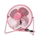 thumbnail image 1 of Mini ventilador de mesa USB de 4 pulgadas, portátil, de alta velocidad, para dormitorio, oficina (rosa), 1 of 5