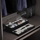 thumbnail image 5 of Estuche Organizador para Relojes, Joyero Caja Relojera Tapa Acrílico Claro 2 Capas Vitrina Cuero Sintético Cajón Almacenaje para Joyas Reloj Hombre Mujer Regalo Unisexo-6 Ranuras, Negro, 5 of 8