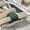Beige Green, variant on Men'S Shoes Designed for All Seasons, Featuring a Vintage Off-Green Color Block Style, Thick Soles for Added Height, a Breathable Black Mesh Upper, And a Slip-Resistant Sole, Perfect for Everyday Out