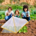 thumbnail image 5 of Chamoist Garden Row Accelerator Plants Cover, Foldable Raised Garden Bed Cover, Vegetable Row Cover, Vegetable Rows Plant Protector, Planting Protector,Greenhouse Cover Kit for Your Gardens, 5 of 9