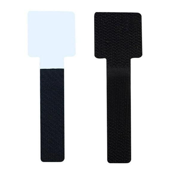 Shoreew 10/20/50/100Pcs Self Adhesive Cable Ties Adjustable Cord Straps Strong Stickiness Easy to Use Cable Management Clips